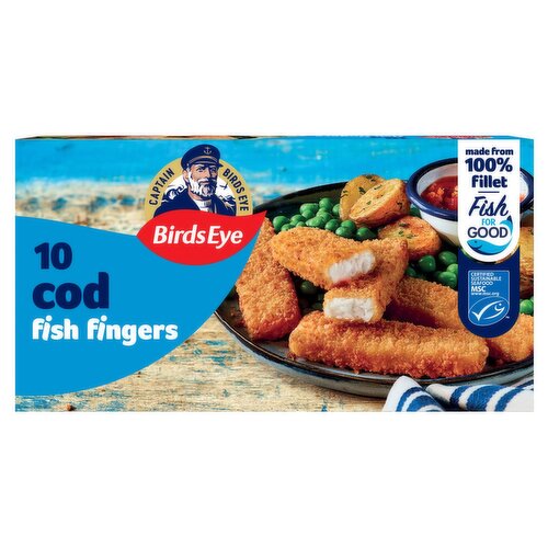 Birds Eye Cod Fish Fingers 10 Pack (280 g) Storefront EN