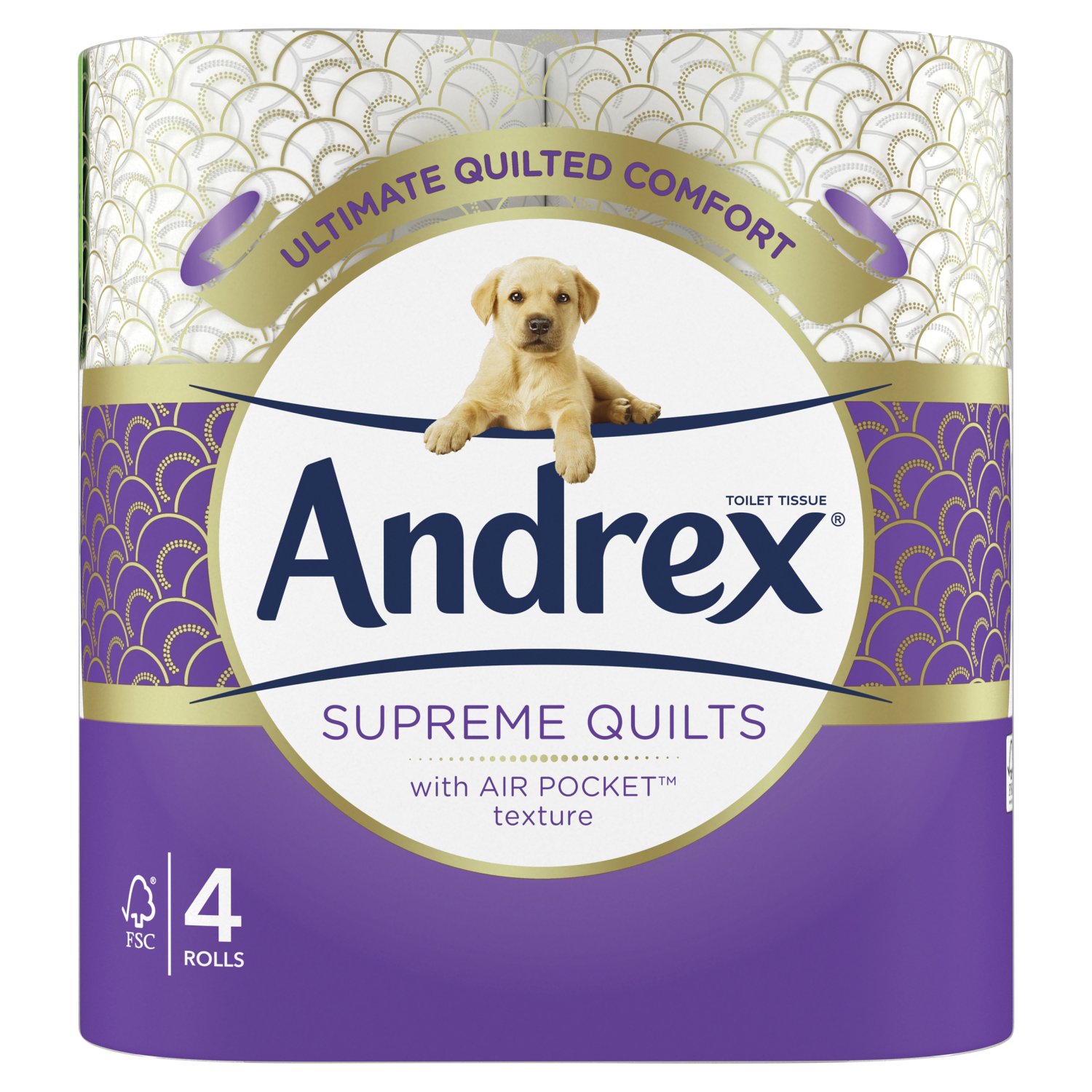 Andrex Toilet Tissue Supreme Quilts (4 Roll)