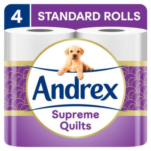 Andrex Toilet Tissue Supreme Quilts (4 Roll)