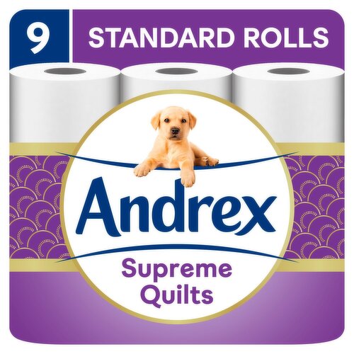 Andrex Toilet Tissue Supreme Quilts (9 Roll)