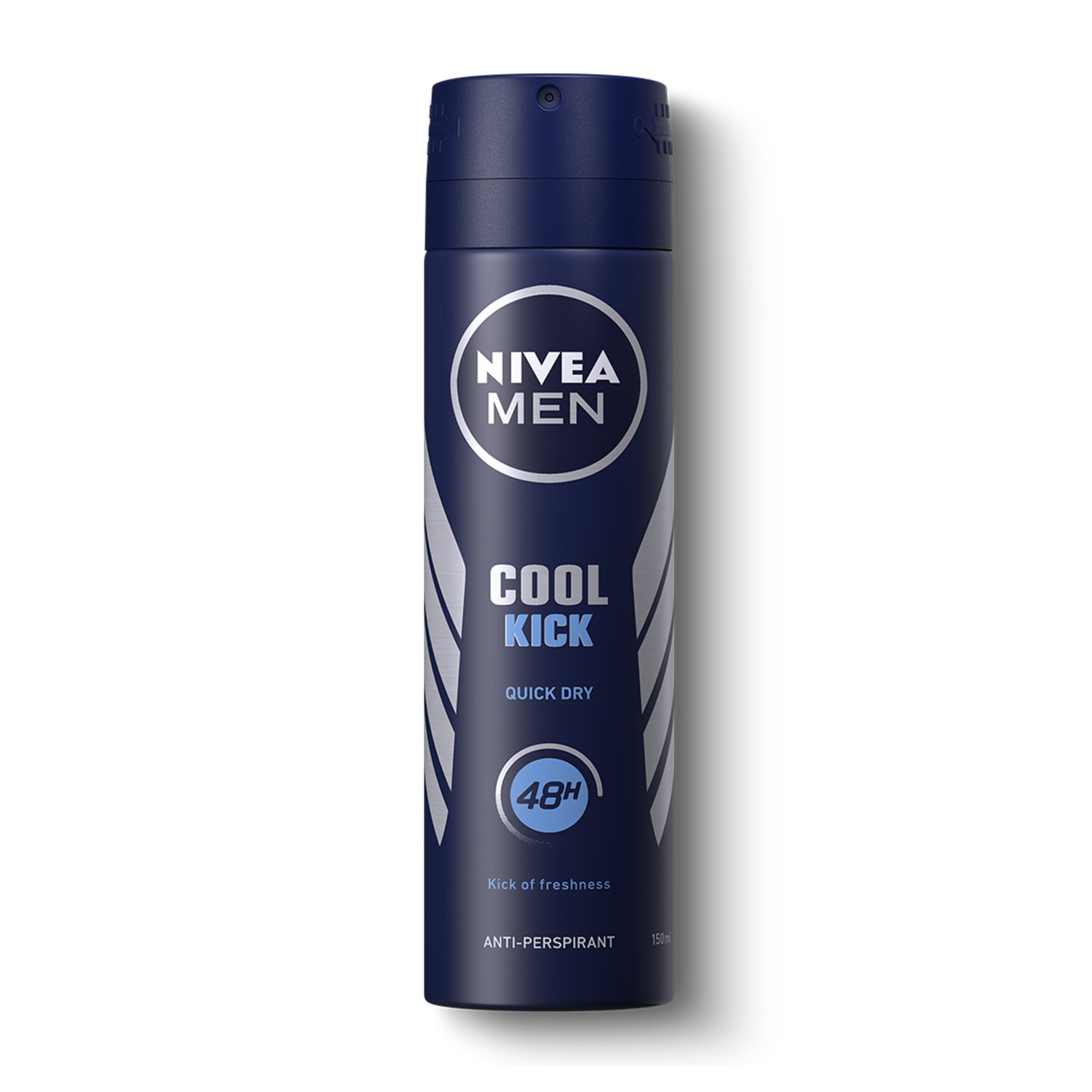 
NIVEA MEN Cook Kick Anti-Perspirant Deodorant instantly offers revitalising freshness while effectively protecting you from sweat and body odour all day long. The mild Cool-Care formula revives your body and regulates perspiration effectively. This formula offers 48 hour anti-perspirant protection with a fresh and masculine scent. For men who want to experience instant freshness and reliable protection. The deodorant is skin tolerance dermatologically approved, 0% ethyl alcohol. This product is available in different sizes and formats. 