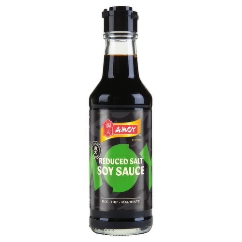 Amoy Reduced Salt Soy Sauce (150 ml)