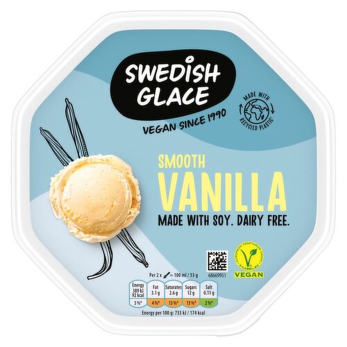 Swedish Glace Dairy Free Vanilla Ice Cream (750 ml) Storefront EN