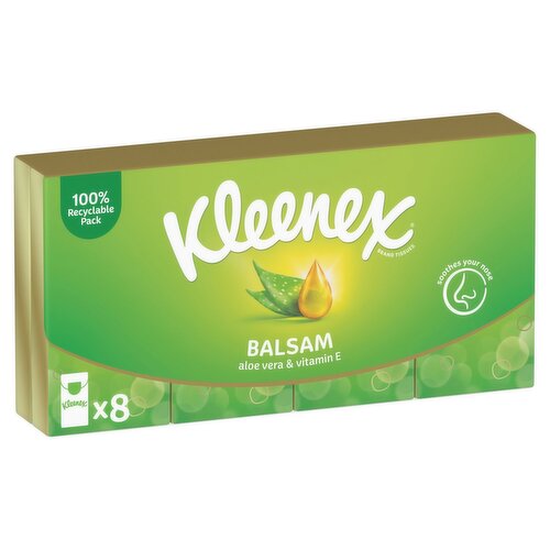 Kleenex Everyday Tissues Pocket, Large (Pack of 8)