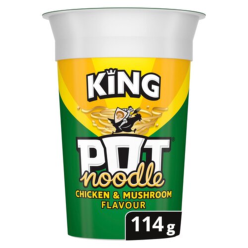 King Pot Noodle Chicken & Mushroom  (114 g)