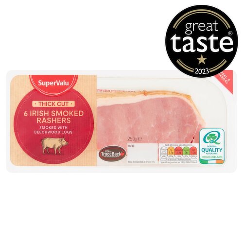 SuperValu Thick Cut Smoked Rashers (250 g)