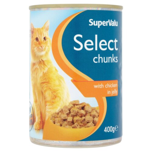 SuperValu Select Chunks with Chicken Cat Food  (400 g)