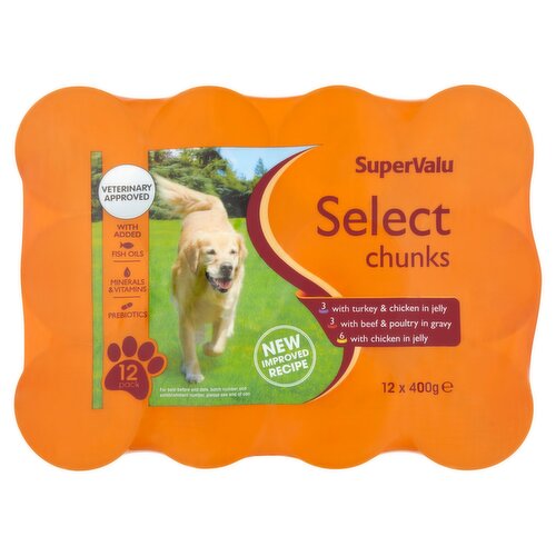 SuperValu Select Chunks Variety Dog Food 12 Pack (400 g) Storefront EN