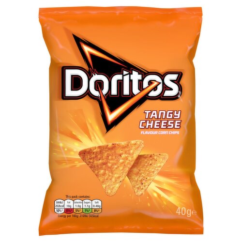 Doritos Tangy Cheese Crisps Bag (40 g) Storefront EN