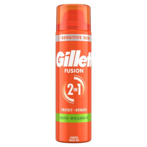 Gillette Fusion5 Ultra Sensitive Shaving Gel (200 ml) Storefront EN
