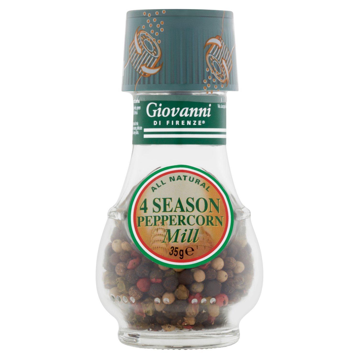 Giovanni Di Firenze 4 Seasons Pepper Corn Mill (35 g)
