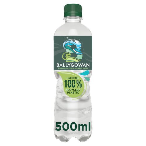 Ballygowan Sparkling Water Multipack 24x330ml Glass Bottle Mineral Water -  Hunt Office Ireland