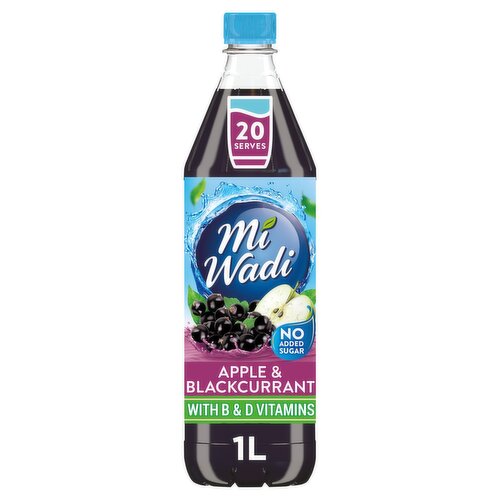 Mi Wadi Apple & Blackcurrant No Added Sugar Squash (1 L) Storefront EN
