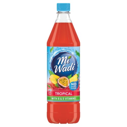 Mi Wadi Tropical No Added Sugar Squash (1 L)