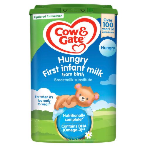 Cow & Gate Hungry Infant Milk Formula From Birth (800 g)