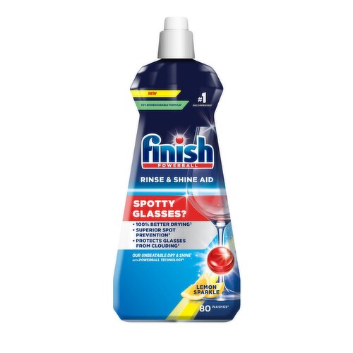 Finish Rinse Aid Shine & Dry Lemon (400 ml)