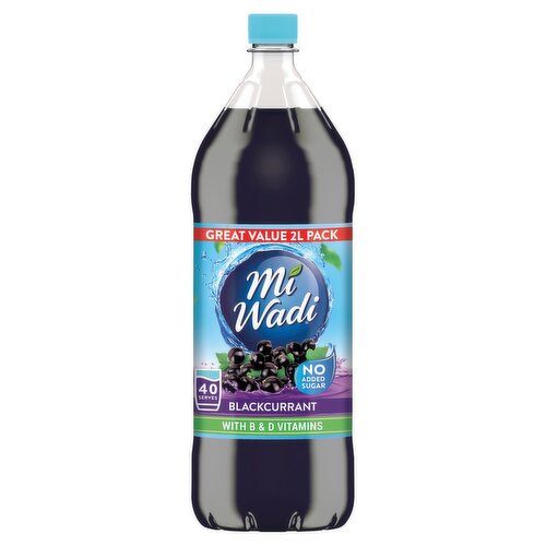 Mi Wadi Blackcurrant No Added Sugar Squash (2 L)