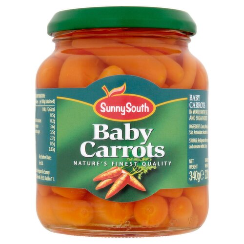 Sunny South Baby Carrots In Jar (340 g)