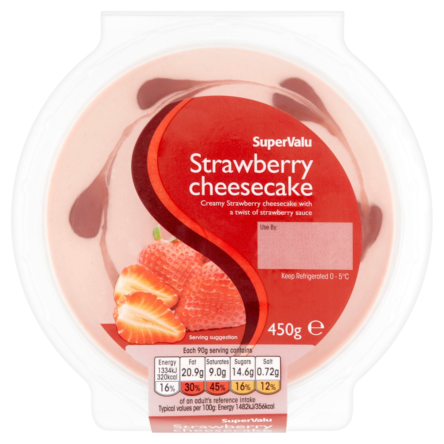 SuperValu Stawberry Cheesecake (450 g)