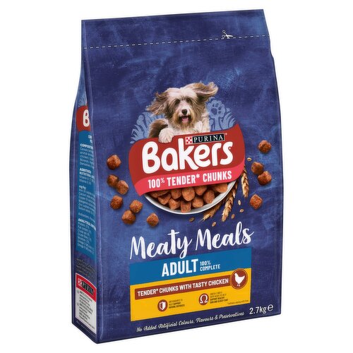 Bakers Meaty Meals Chicken Adult Dog Food (2.7 kg)