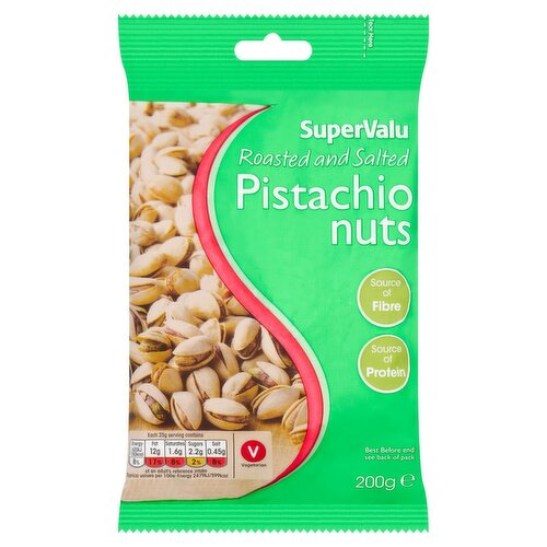 SuperValu Roasted & Salted Pistachio Nuts Bag (200 g)