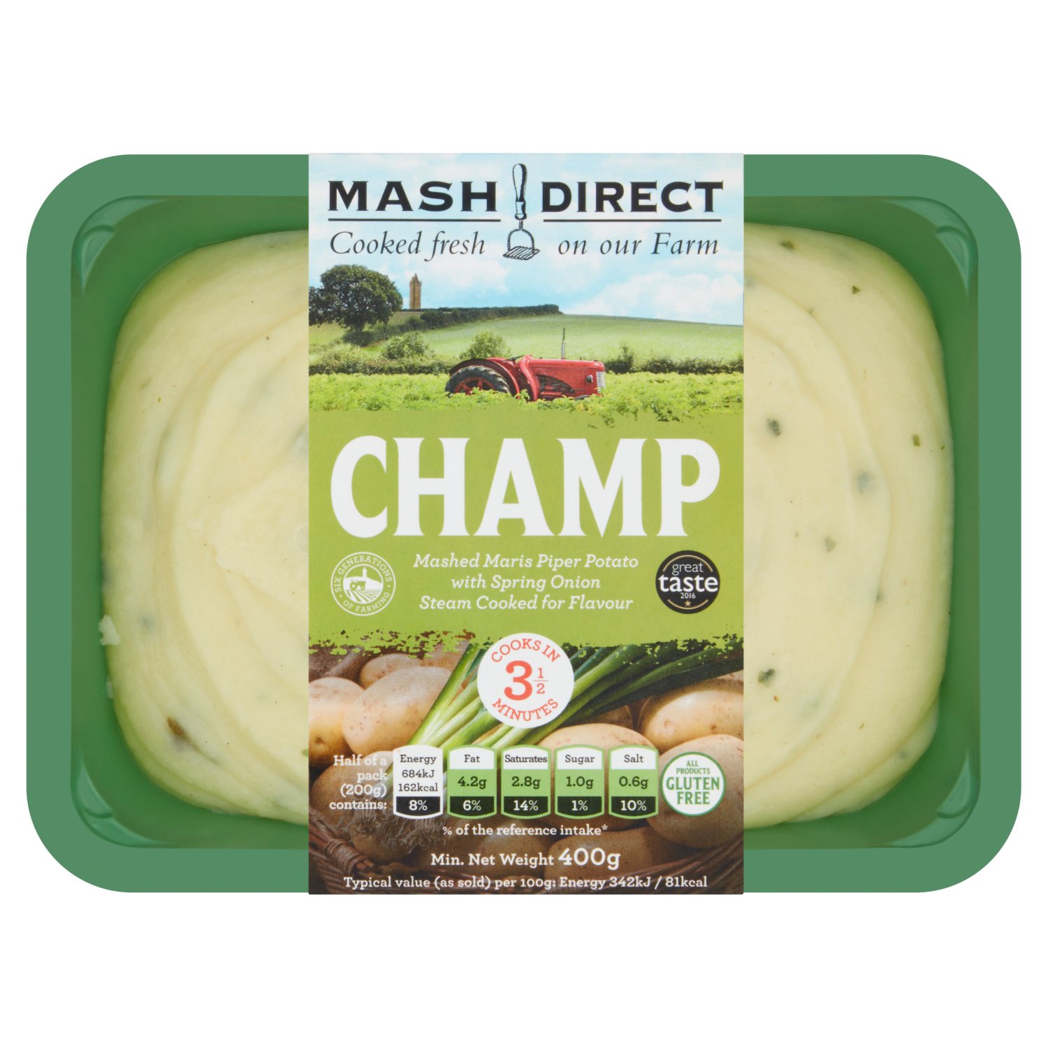Mash Direct Gluten Free Mashed Champ (400 g)