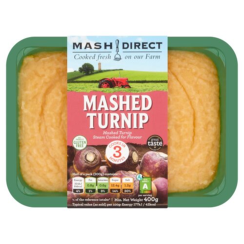 Mash Direct Gluten Free Mashed Turnip (400 g)