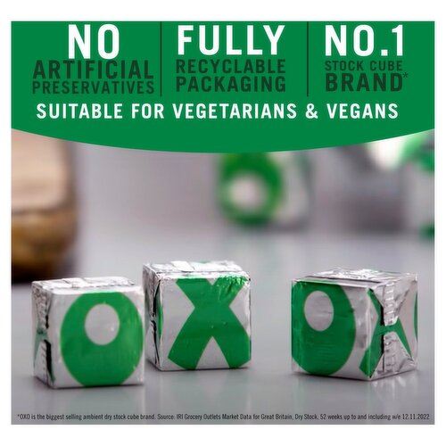 Oxo Vegetable Stock Cubes 12 Pack (71 g) - Storefront EN