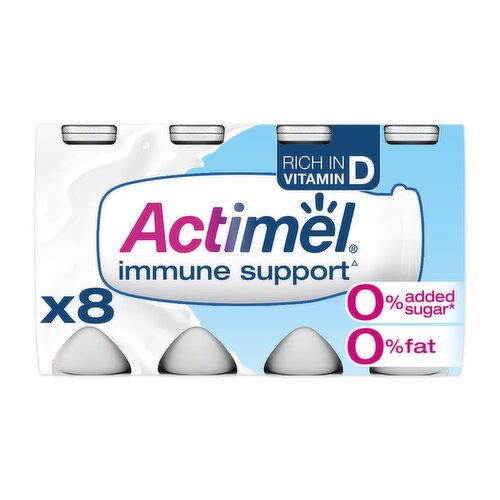 Danone Actimel 0% Original Yogurt Drink 8 Pack (100 g)