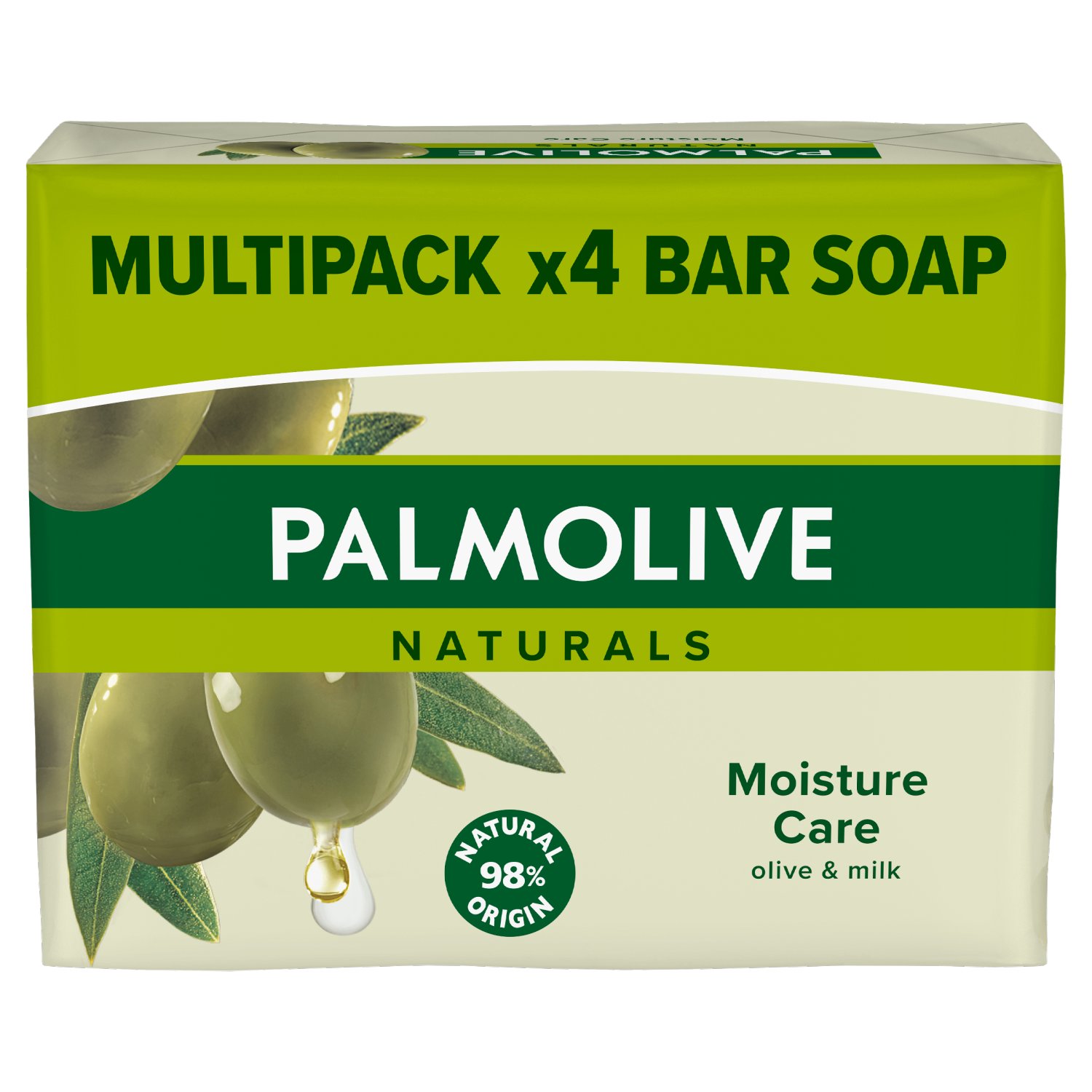 Palmolive Moisture Care Bar Soap 4 Pack (90 g)