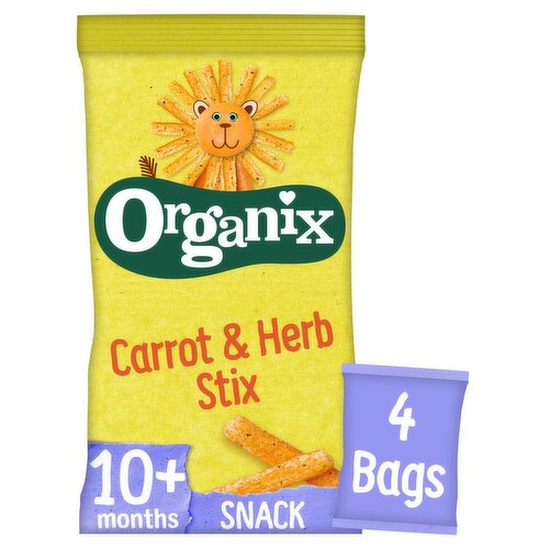 Organix Carrot Stix 10+ Months 4 Pack (60 g)