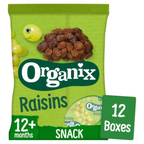 Organix Raisins 12 Mini Boxes 12+ Months (168 g)