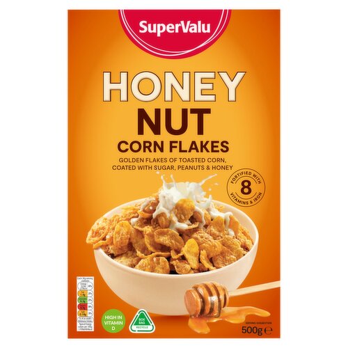 Nutrients Corn Flakes With Honey and Nuts