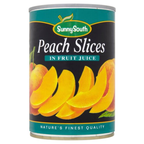 Sunny South Peach Slices in Fruit Juice (411 g)