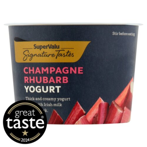 Signature Tastes Champagne & Rhubarb Yogurt (150 g)