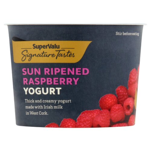 Signature Tastes Sun Ripened Raspberry Yogurt (150 g) Storefront EN