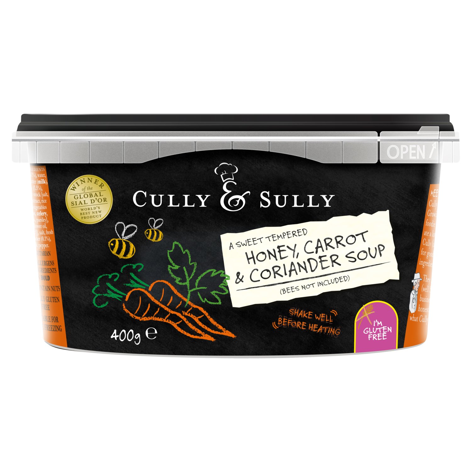Cully and Sully  Honey, Carrot and Coriander Soup (400 g)