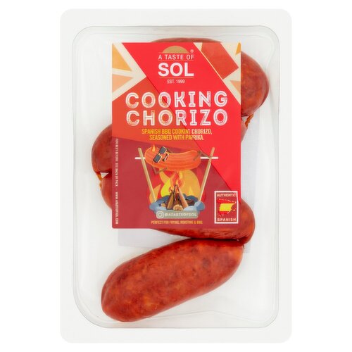 A Taste of Sol BBQ Cooking Chorizo (200 g)