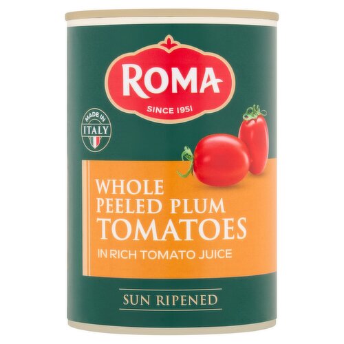 Roma Tomatoes Whole Peeled (400 g) Storefront EN