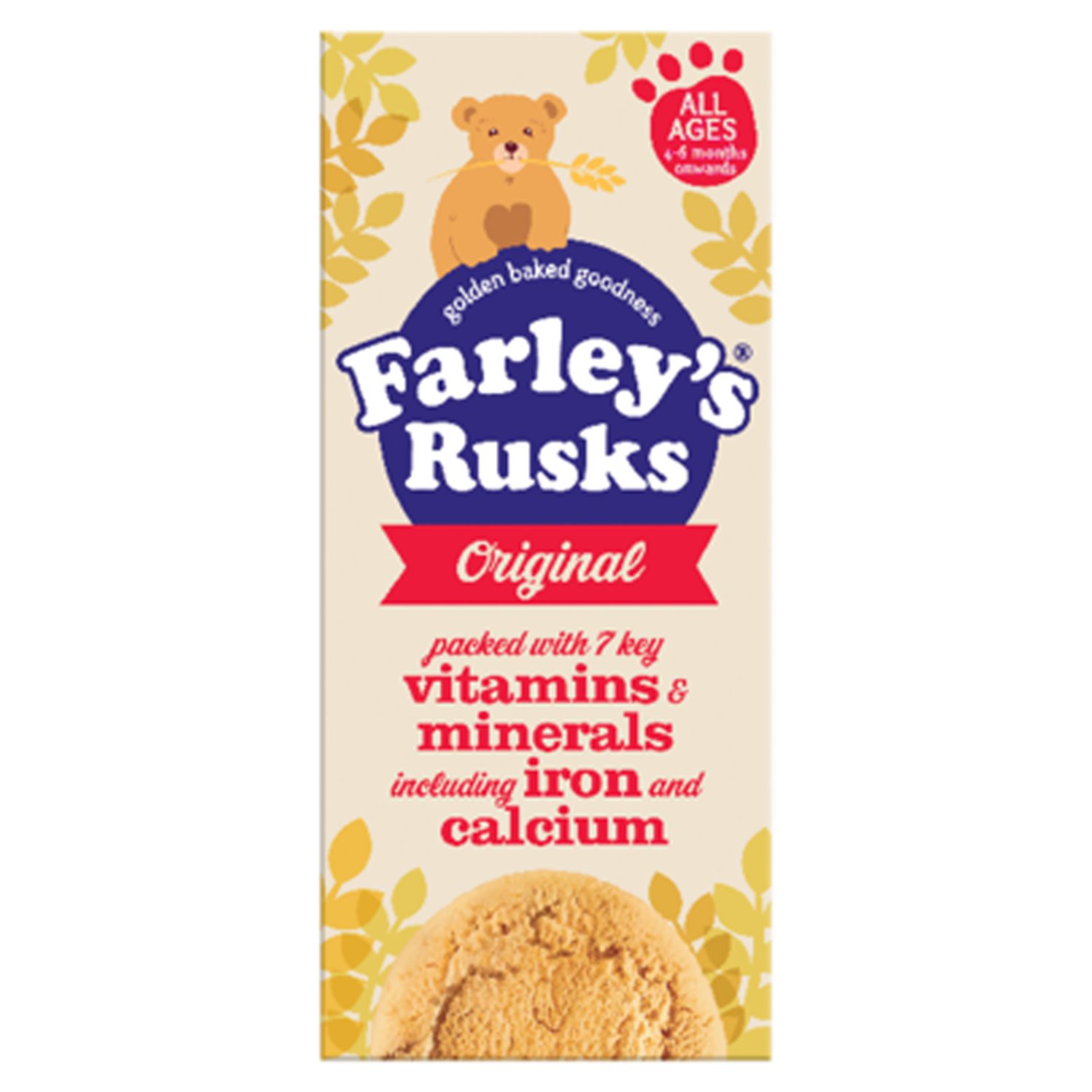 Farley's Rusks Original 6 Months + 9 Pack (150 g)