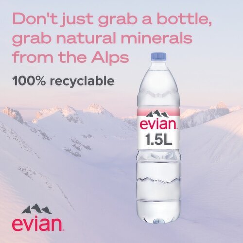 evian® 1.5 Liter Bottle