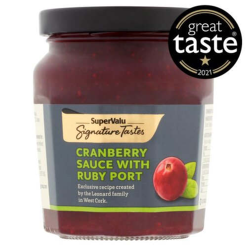 Signature Tastes Cranberry Sauce with Ruby Port (240 g)