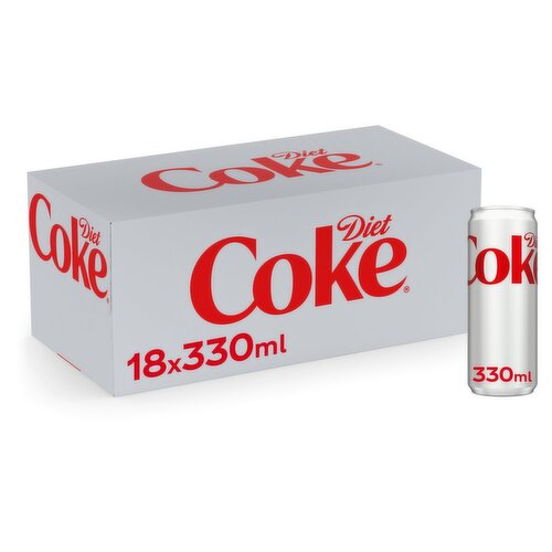 Diet Coke Can 18 Pack (330 ml)