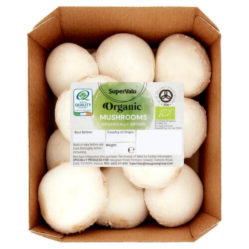 SuperValu Organic Irish Mushrooms (200 g)