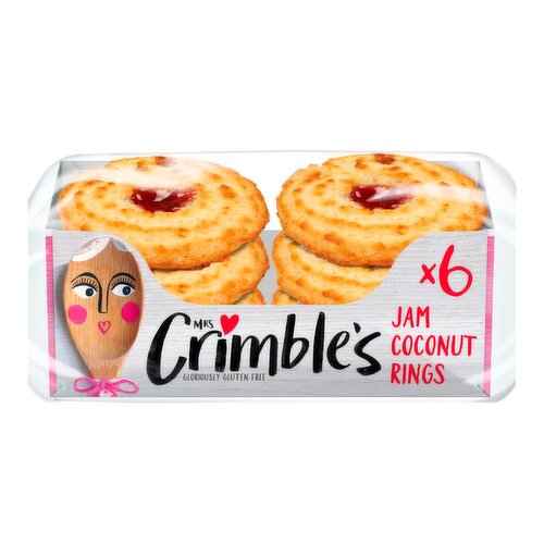 Mrs Crimbles Cocunut Jam Rings (250 g)