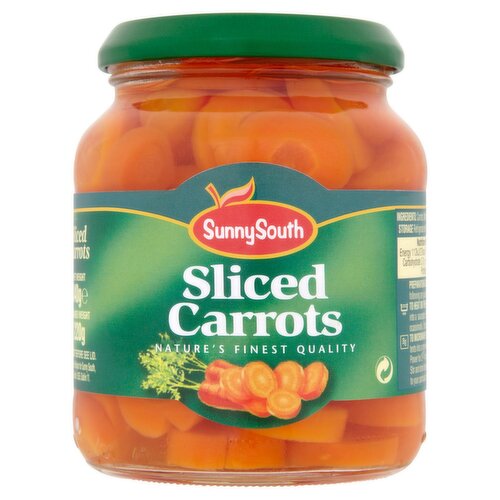 Sunny South Sliced Carrots In Jars  (340 g)