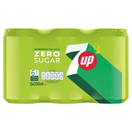 7up Zero Cans 6 Pack (330 ml) Storefront EN
