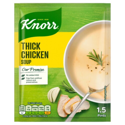 Knorr Soup Thick Chicken 12x1.5pt (62 g)