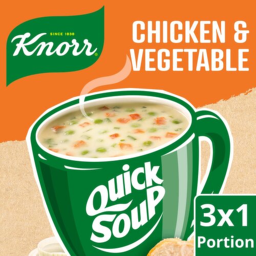 Knorr Quick Soup Chicken & Vegetable 3 Pack (42 g)