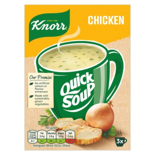 Knorr Quick Soup Chicken 3 Pack (51 g)